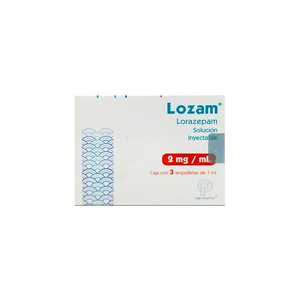 Lozam 2mg/ml caja 3 ampolletas 1ml | Vitau
