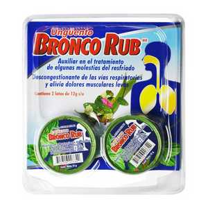 Broncorub 12g empaque con 2 piezas de 12g cada una | Vitau