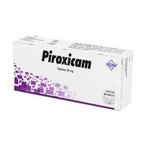 Piroxicam 20 mg caja con 20 tabletas | Vitau