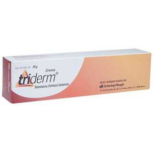 Triderm 0.05g,1g,0.10g caja con 1 tubo de 25g crema | Precio: $294.00 MXN