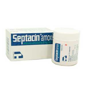 Septacin 500mg/30ml caja con 12 cápsulas | Mejor Precio en Vitau