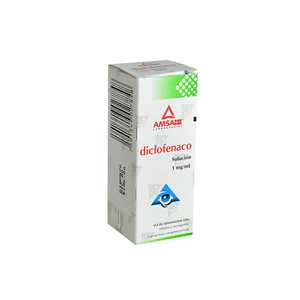 Diclofenaco 1mg/ml caja con frasco 1 gotero 5ml | Mejor Precio