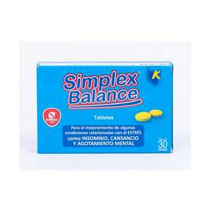 Simplex Balance 2 cajas con 30 tabletas de cada una | Mejor Precio