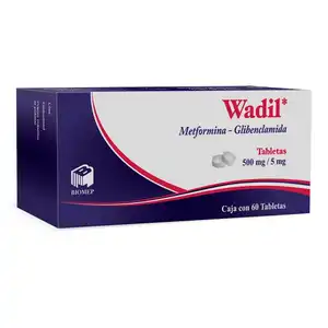 Wadil 500/5mg caja 60 tabletas | Mejor Precio