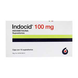 Indocid 100mg caja con 15 supositorios | Mejor Precio