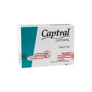 Captral 25mg 2 cajas con 1 tableta | Vitau - Farmacia en línea
