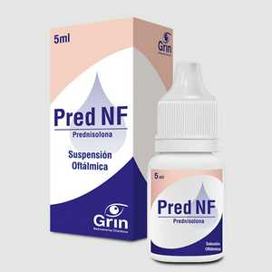 Pred caja con frasco con 1 gotero de 5ml solución oftálmica | Mejor Precio