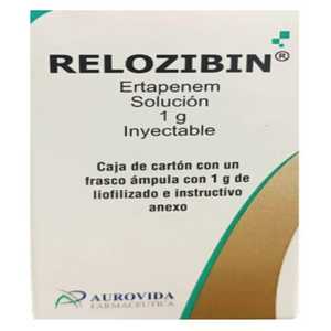 Relozibin 1g Caja 1 Frasco ámpula con liofilizado | Vitau