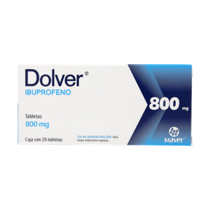 Dolver 800 800 mg caja 20 tabletas | Mejor Precio