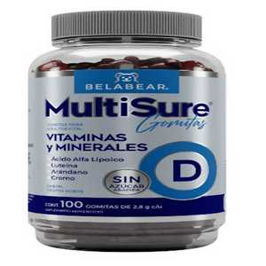 GOMITAS DE MULTISURE BOTE 100 GOMITAS | Vitau