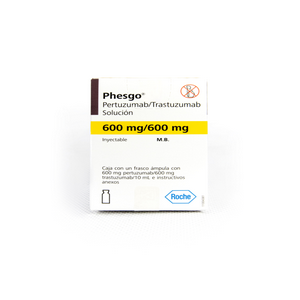 PHESGO 600/1VIAL SC 600 mg/600 mg Caja con un frasco ámpula | Vitau