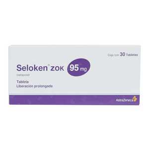Seloken zok 95mg caja 30 Tabletas | Mejor Precio en Vitau
